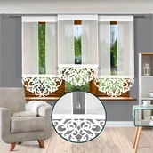 Firany - ZESTAW PANELI OKIENNYCH KOMPLET PANELI 3SZT PANEL EKRANOWY BATYST DO SALONU - miniaturka - grafika 1