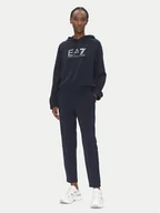 Dresy damskie - EA7 Emporio Armani Dres 7W000122 AF12502 UB102 Granatowy Regular Fit - miniaturka - grafika 1