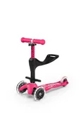 Hulajnogi - Micro - Hulajnoga Mini 3w1 Deluxe Plus Pink LED - miniaturka - grafika 1