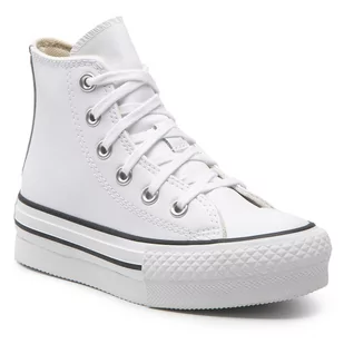 Trampki CONVERSE - Ctas Eva Lift Hi A01016C White/Natural Ivory/Black - Trampki damskie - miniaturka - grafika 1