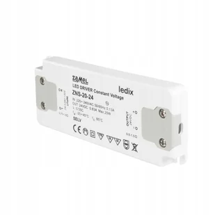 Zasilacz Led 24 V DC 20 W ZNS-20-24 - Akcesoria do oświetlenia - miniaturka - grafika 1