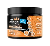 Produkty energetyczne i izotoniki - Allhydrate Elektrolity Senior + Aminokwasy Bez Potasu, proszek 245 g - miniaturka - grafika 1