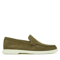 Mokasyny męskie - Mokasyny BOSS Sienne 50543083 Szary - miniaturka - grafika 1