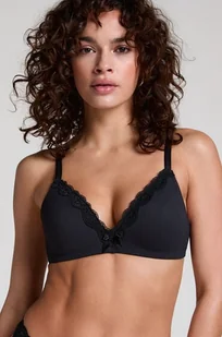 Hunkemöller Biustonosz usztywniany bez fiszbin Lola Czarny - Biustonosze - miniaturka - grafika 1