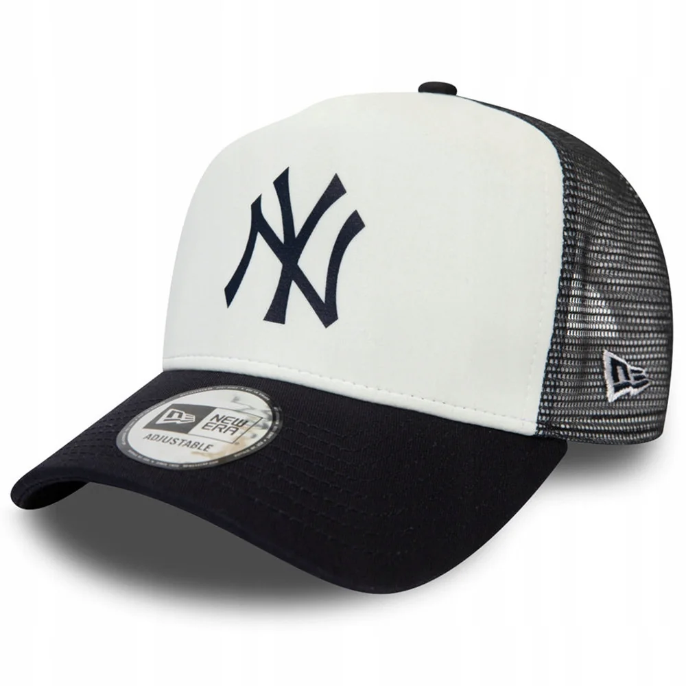 Czapka z daszkiem New Era Team Block Trucker Nyy navy OS