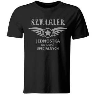 GiTees, Koszulka Szwagier Jednostka do Zadań Spacjalnych. Koszulka na prezent dla Szwagra, rozmiar L - Koszulki męskie - miniaturka - grafika 1