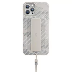UNIQ etui Heldro iPhone 12 Pro Max 6,7" beżowy moro/ivory camo Antimicrobial - Etui i futerały do telefonów - miniaturka - grafika 1