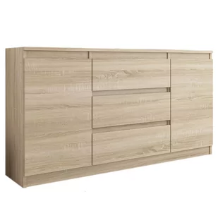 KOMODA 140 SZAFKA 3 SZUFLADY 2 PÓŁKI Sonoma R140S3 - Komody KOMODA 140 SZAFKA 3 SZUFLADY 2 PÓŁKI Sonoma R140S3 - Komody - miniaturka - grafika 1