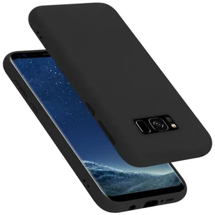 Pokrowiec Do Samsung Galaxy S8 PLUS Etui w LIQUID CZARNY TPU Silikon Case Cover Obudowa Ochronny Cadorabo - Etui i futerały do telefonów - miniaturka - grafika 1
