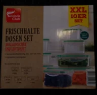 Pojemniki kuchenne - Zestaw pojemników do przechowywania żywności XXL 10 szt zielone - miniaturka - grafika 1