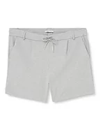 Spodenki damskie - ONLY Damskie szorty Onlpoptrash Life Easy PNT Noos Short, jasnoszary melanżowy, 3XL - miniaturka - grafika 1