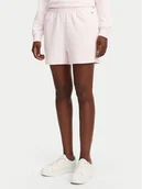 Spodenki damskie - Tommy Hilfiger Szorty sportowe UW0UW05800 Różowy Regular Fit - miniaturka - grafika 1