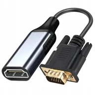 Kable - CO2 ADAPTER VGA DO HDMI KABEL PRZEJŚCIÓWKA KONWERTER FULL HD 1080P 60HZ - miniaturka - grafika 1