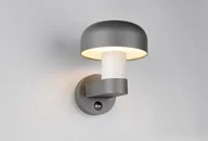 Lampy ogrodowe - Fraser kinkiet zewnętrzny z czujnikiem ruchu 1xE27 szary/beton 262569178 - miniaturka - grafika 1