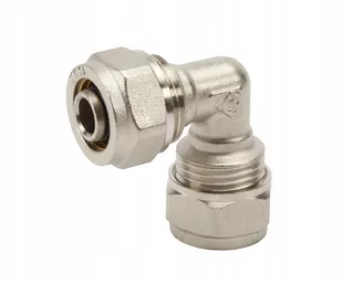 KOLANO PEX-AL-PEX CHROM 25*20 PODWÓJNE - Akcesoria hydrauliczne - miniaturka - grafika 1