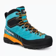 Buty trekkingowe męskie - Buty trekkingowe męskie SCARPA Mescalito TRK GTX turkusowo-czarne 61050 - miniaturka - grafika 1