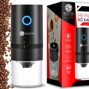 Młynek do kawy Electo MINI ELEKTRYCZNY MŁYNEK DO KAWY BEZPRZEWODOWY PRZENOŚNY USB AKUMULATOR - Młynki do kawy - miniaturka - grafika 1