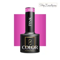 Lakiery hybrydowe - OCHO NAILS Lakier hybrydowy pink 308 -5 g - miniaturka - grafika 1