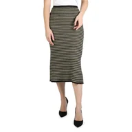 Spódnice - Spódnica damska Tommy Hilfiger Zendaya Mettalic Rib Skirt elegancka-XS - miniaturka - grafika 1