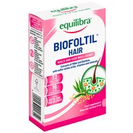 Włosy, skóra, paznokcie - Equilibra Biofoltil Hair, 32 kapsułki - miniaturka - grafika 1
