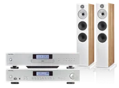 Zestawy stereo - Rotel A12 MKII (srebrny) + CD14 MKII (srebrny) + 603 S3 (dąb) - miniaturka - grafika 1