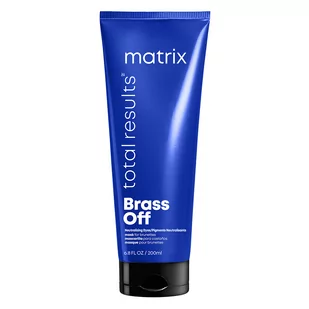 Matrix Total Results BRASS OFF maska ochładzająca odcień 200ml - Maski do włosów - miniaturka - grafika 1