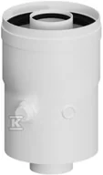 Kominy i akcesoria - Adapter kominowy Ferroli, Fondital, Unical, Warmhaus, DN 60/100mm ONNLINE - miniaturka - grafika 1