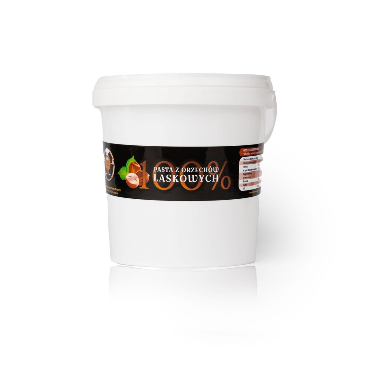 Pasta z orzechów laskowych 100 % 0,8kg