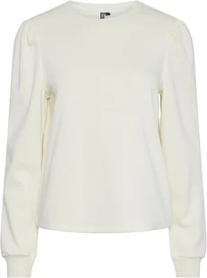 PIECES KREMOWY SWETER Z BAWEŁNY Z PUFIASTYMI RĘKAWAMI XS J5E - Swetry damskie PIECES KREMOWY SWETER Z BAWEŁNY Z PUFIASTYMI RĘKAWAMI XS J5E - Swetry damskie - miniaturka - grafika 1