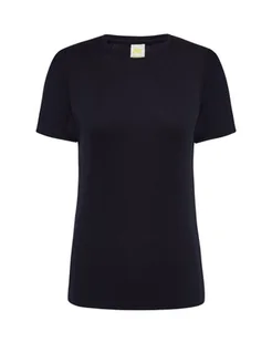 Koszulka damska krój sportowy , materiał oddychający kolor granatowy roz.S - Koszulki i topy damskie - miniaturka - grafika 1