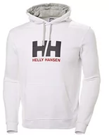 Bluzy męskie - Helly Hansen HH logo sweter Hoodie męski NOWY, biały, l 33977 - miniaturka - grafika 1