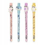 Pióra kulkowe - Długopis Wymazywalny Ze Skuwką Lazy Cats Strigo - miniaturka - grafika 1