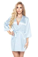 Piżamy damskie - Irall Szlafrok Aria Sky-Blue L Sky Blue - miniaturka - grafika 1
