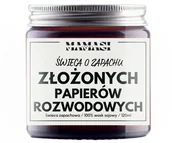 Świece - Złożonych Papierów Rozwodowych Świeca Sojowa Zapachowa 120Ml Super Prezent - miniaturka - grafika 1
