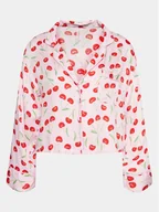 Piżamy damskie - Hunkemöller Koszulka piżamowa 205059 Różowy Relaxed Fit - miniaturka - grafika 1