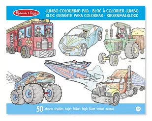 Melissa&Doug Jumbo, zestaw do kolorowania - Zabawki kreatywne - miniaturka - grafika 1