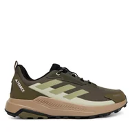 Buty trekkingowe męskie - Trekkingi adidas Terrex Anylander Rain.Rdy JR9087 Khaki - miniaturka - grafika 1