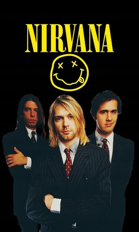 PODKŁADKA POD MYSZ Nadruk 22x18 cm Nirvana Smiley Kurt Cobain ROCK Prezent