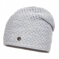 Czapki damskie - Czapka zimowa damska INGA Jasny szary - miniaturka - grafika 1