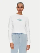 Bluzy damskie - Guess Jeans Bluza W5GQ20 K68I4 Biały Regular Fit - miniaturka - grafika 1