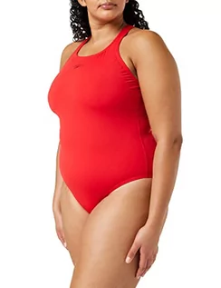 Stroje kąpielowe - Speedo damski niezbędna wytrzymałość medalista kostium kąpielowy dla kobiet czerwony rozmiar 34 812515 - grafika 1