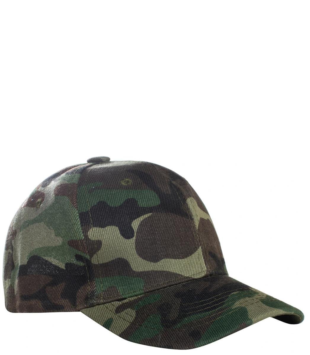 Czapka z daszkiem moro Unisex zapinana na rzep