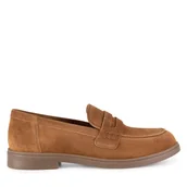 Mokasyny damskie - Mokasyny Lasocki WI16-POLO-03 Brązowy - miniaturka - grafika 1