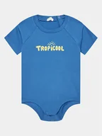 Body dla niemowląt - United Colors Of Benetton Body dziecięce 3P4ZAB00C Niebieski Regular Fit - miniaturka - grafika 1