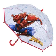 Parasolki dla dzieci - Parasol dziecięcy dla chłopców Cerda Spiderman manualny długi transparentny - miniaturka - grafika 1