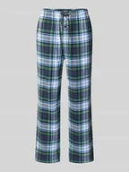 Piżamy męskie - Spodnie od piżamy o kroju relaxed fit z naszywką z logo model ‘Sleep’ - miniaturka - grafika 1