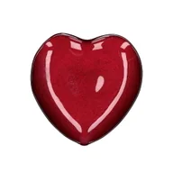 Talerze - RITUALI DOMESTICI NEIMIEIPENSIERI Szklany talerz serce 21,5 cm - miniaturka - grafika 1