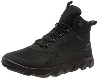 Botki damskie - ECCO Męskie botki Mx Mid Gore-tex, Czarny/czarny, 11-11.5 - grafika 1