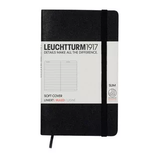 Leuchtturm, Notes Pocket, 121 stron, linia, czarny - Notesy i bloczki - miniaturka - grafika 1