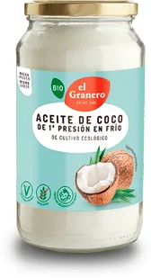 Organiczny olej kokosowy El Granero Integral Extra Virgin 1 litr (8422584044072) - Olej spożywczy - miniaturka - grafika 1